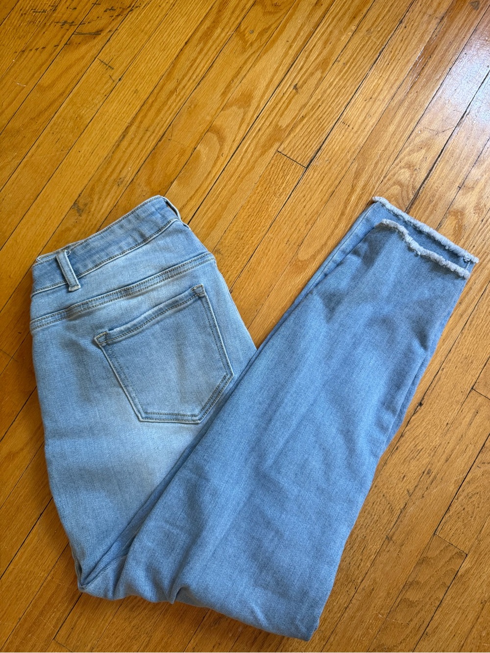 Light Blue high waisted skinny leg Jeans